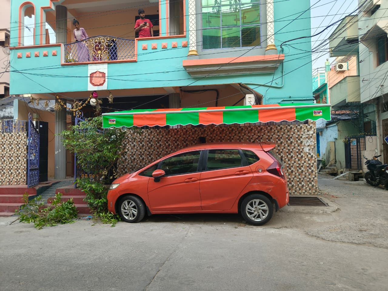 Carport canopy installation